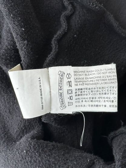 Chrome Hearts Black & Yellow Horseshoe Logo Hoodie