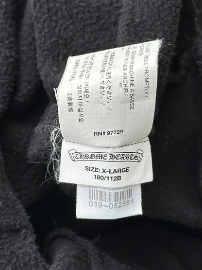 Chrome Hearts Black & Yellow Horseshoe Logo Hoodie