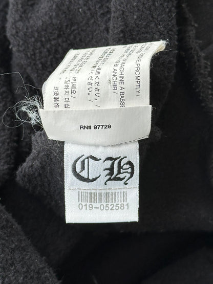 Chrome Hearts Black & Yellow Horseshoe Logo Hoodie