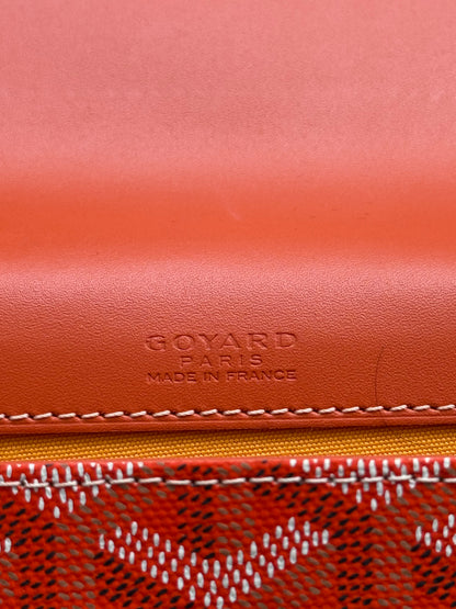 Goyard Orange Monte Carlo Clutch Bag