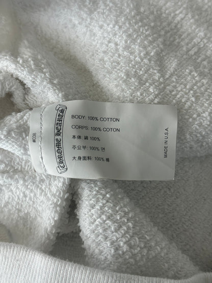 Chrome Hearts White Cross Jacquard Embroidered Hoodie