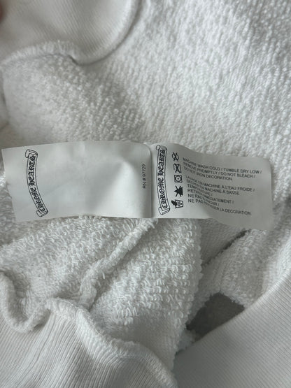 Chrome Hearts White Cross Jacquard Embroidered Hoodie