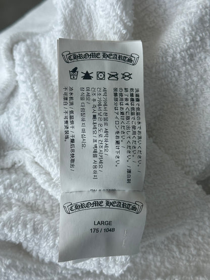 Chrome Hearts White Cross Jacquard Embroidered Hoodie