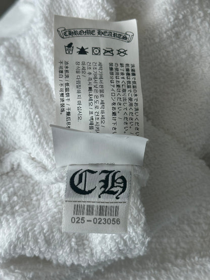 Chrome Hearts White Cross Jacquard Embroidered Hoodie