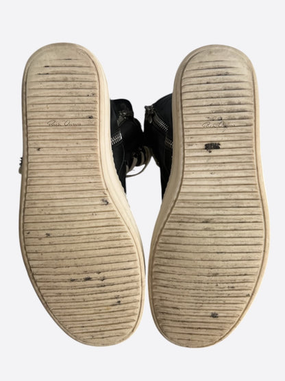Rick Owens Chrome Hearts Black Cross Geobaskets