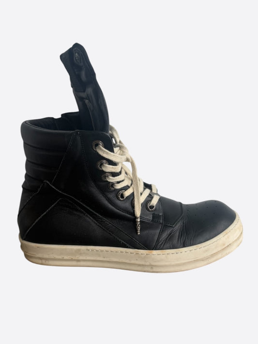 Rick Owens Chrome Hearts Black Cross Geobaskets