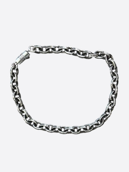 Chrome Hearts Silver Paper Chain Bracelet