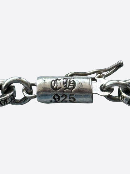 Chrome Hearts Silver Paper Chain Bracelet