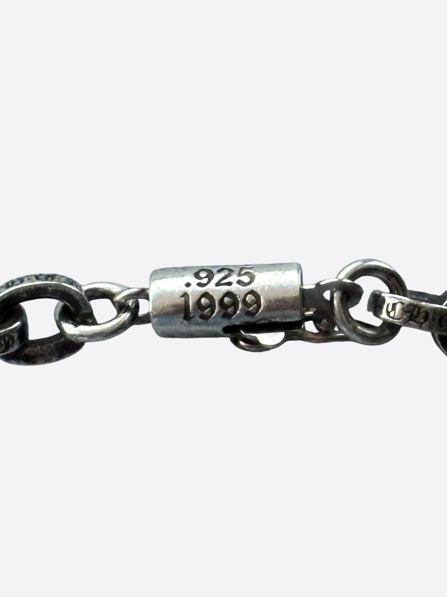 Chrome Hearts Silver Paper Chain Bracelet