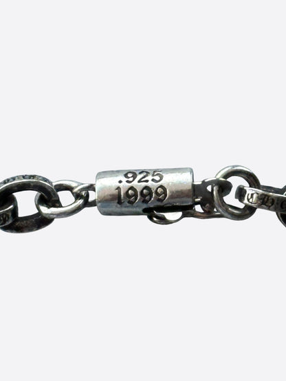 Chrome Hearts Silver Paper Chain Bracelet