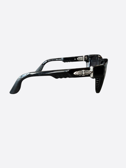 Chrome Hearts Black & Silver Disco Stick Sunglasses
