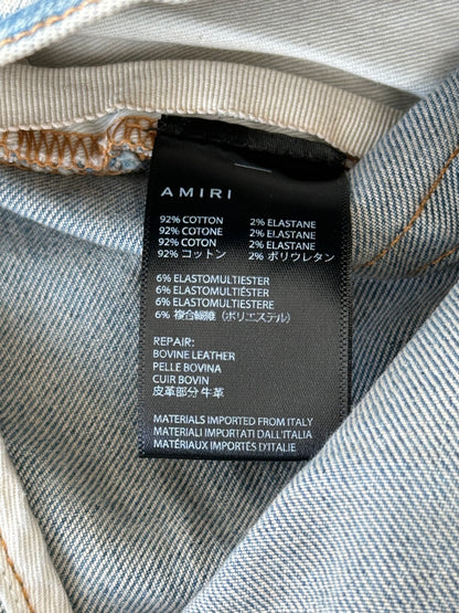 Amiri Clay Indigo & Black Patch MX1 Jeans