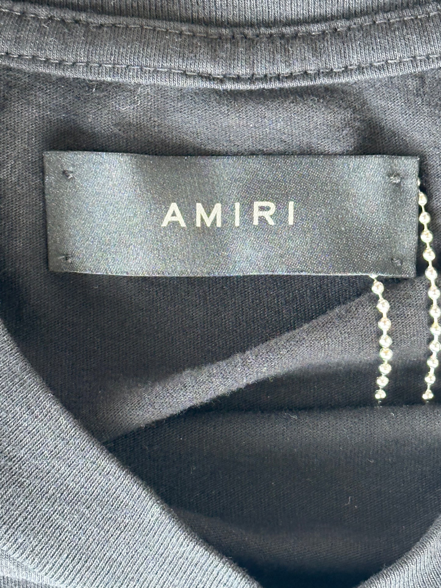 Amiri Black & White Dragon Logo T-Shirt
