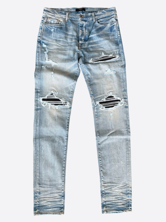 Amiri Clay Indigo & Black Patch MX1 Jeans