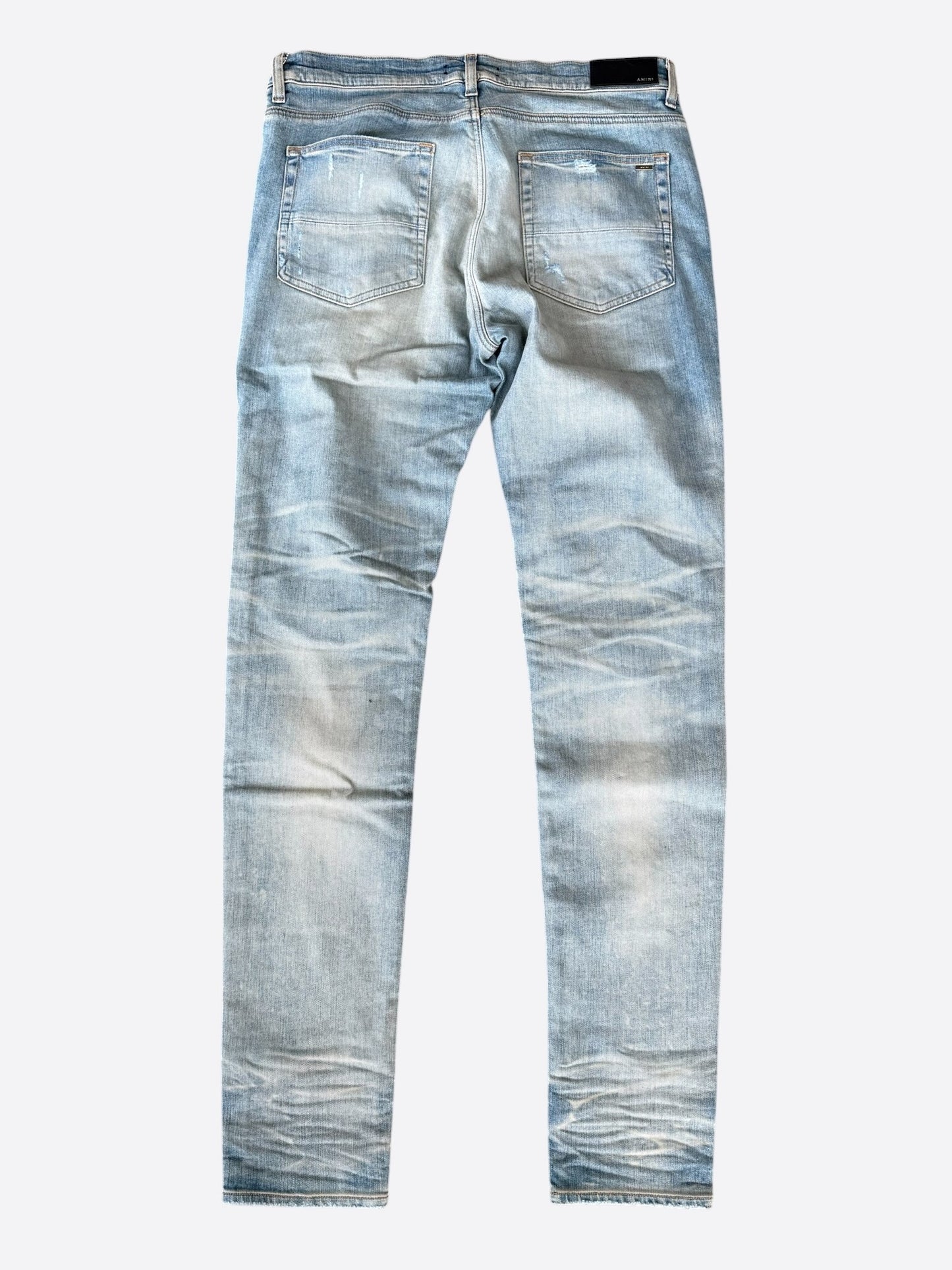 Amiri Clay Indigo & Black Patch MX1 Jeans