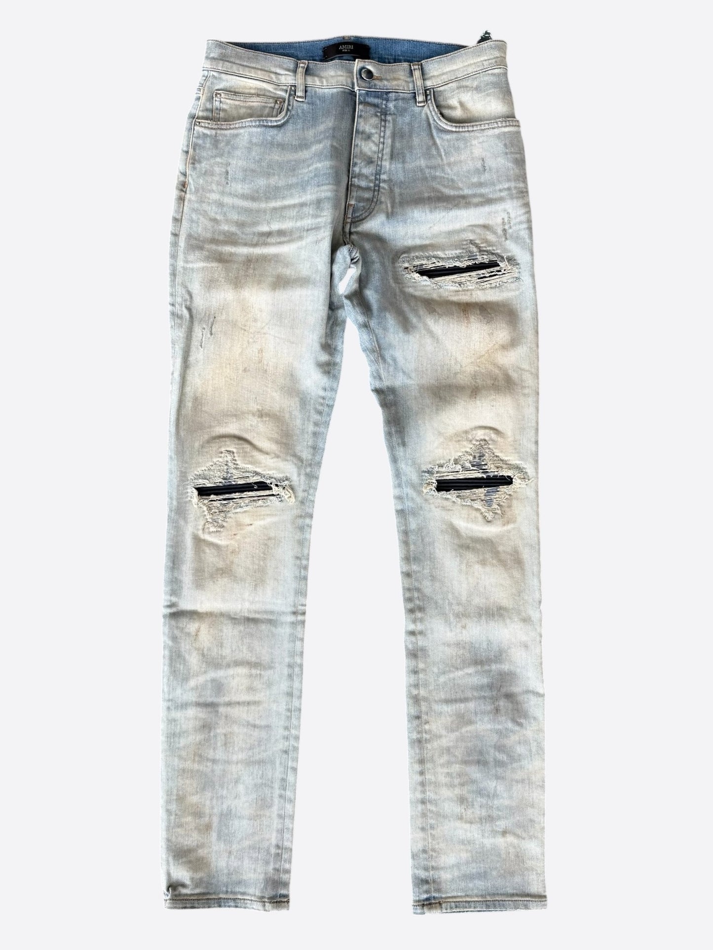 Amiri Antique Indigo & Black Patch MX1 Jeans