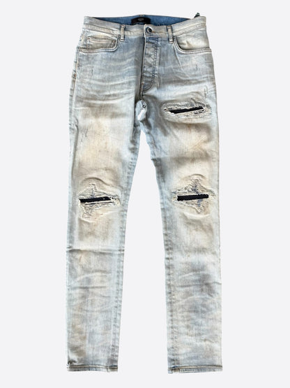 Amiri Antique Indigo & Black Patch MX1 Jeans
