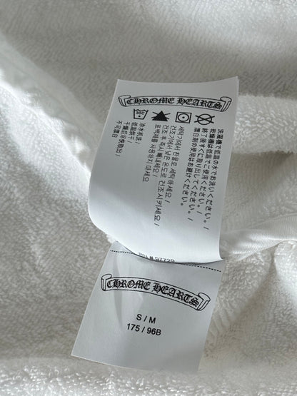 Chrome Hearts White Plus Cross Jacquard Robe