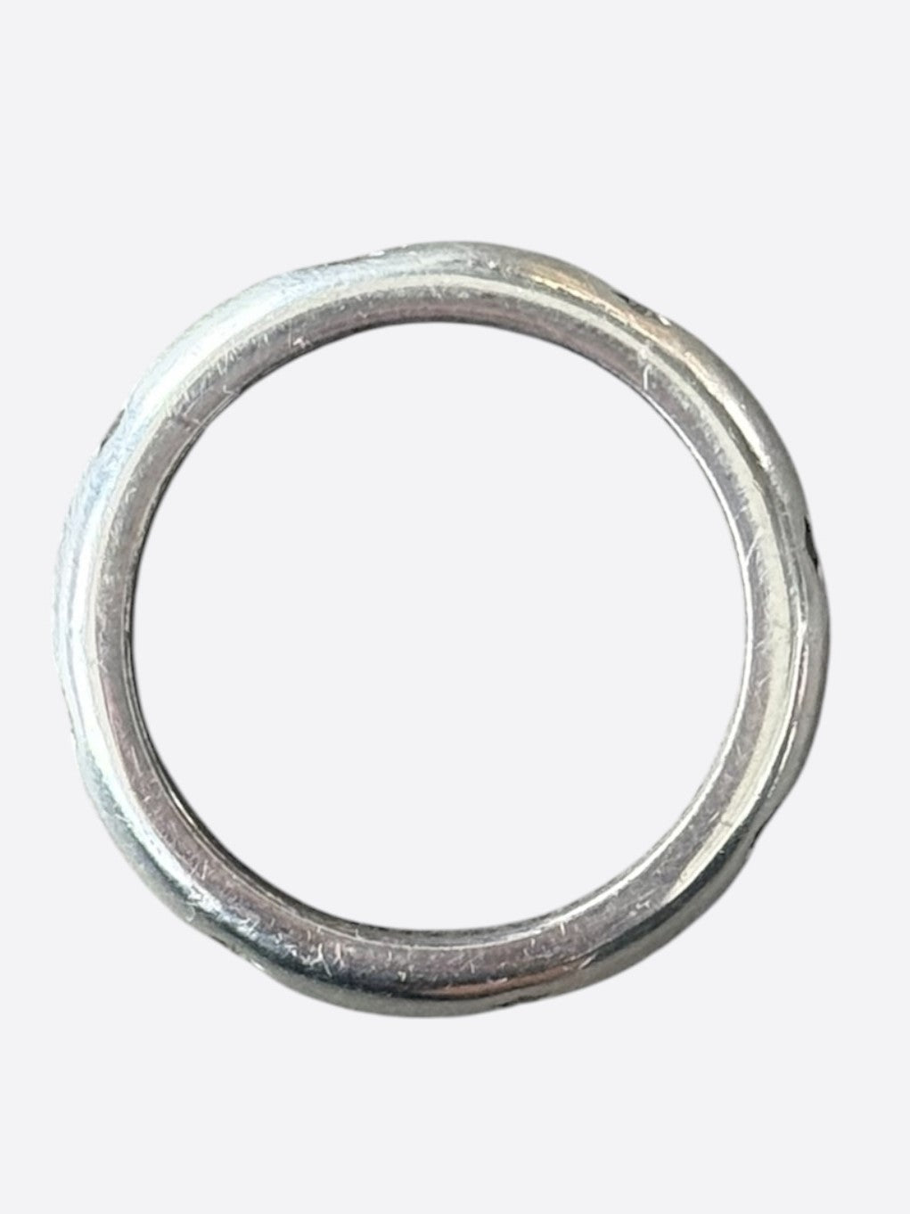 Chrome Hearts Silver Negative Plus Cross Ring