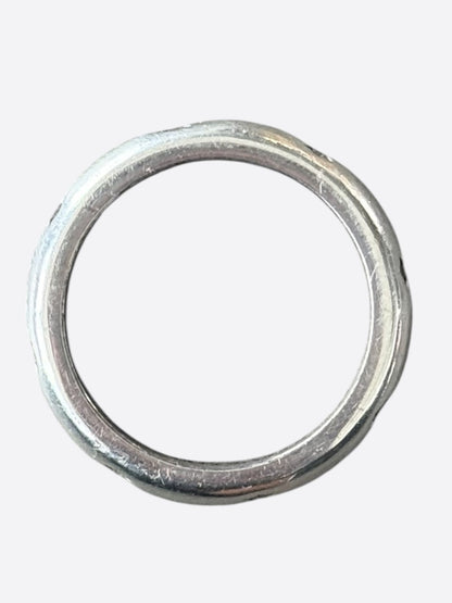 Chrome Hearts Silver Negative Plus Cross Ring