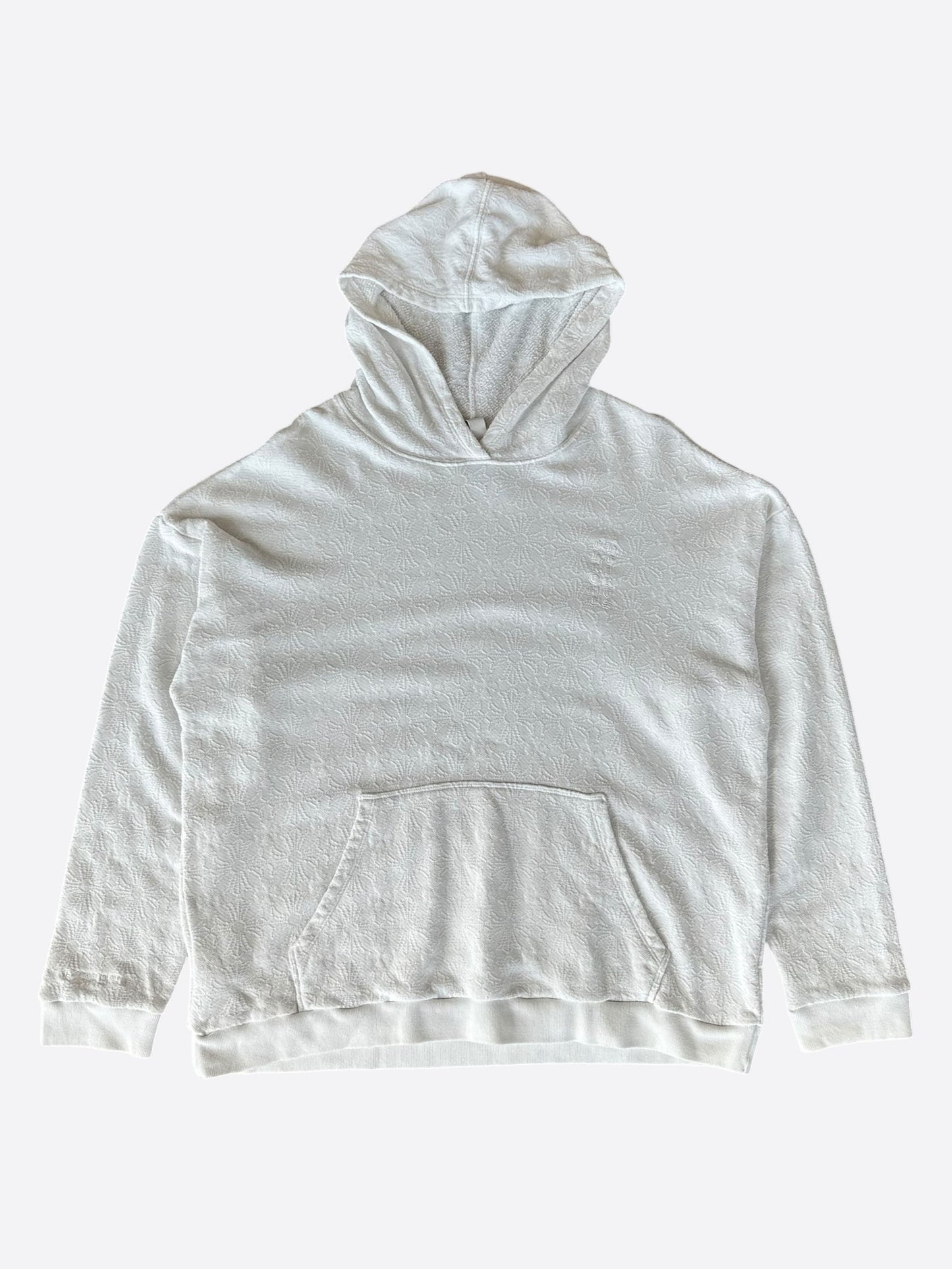 Chrome Hearts White Cross Jacquard Embroidered Hoodie