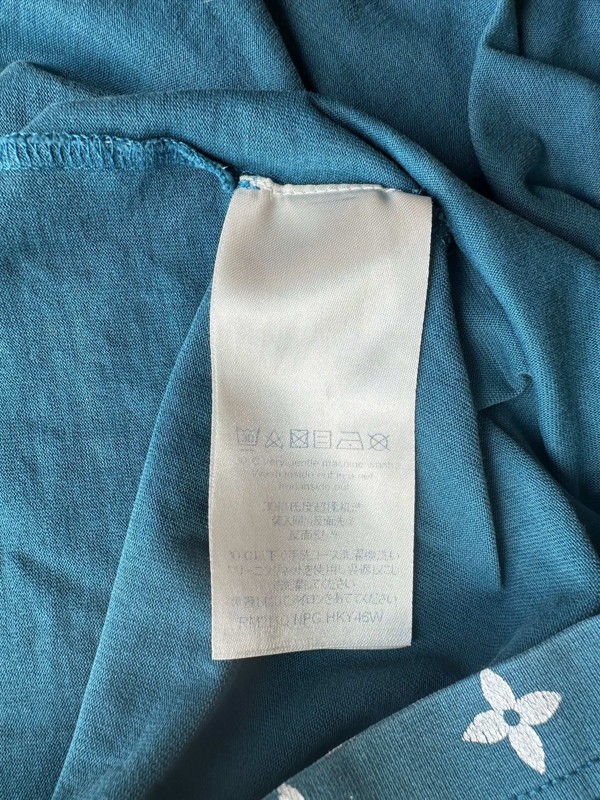 Monogram Gradient T-Shirt - Luxury Blue