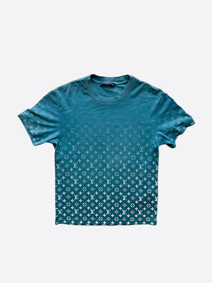 Louis Vuitton Blue & White Gradient Monogram T-Shirt