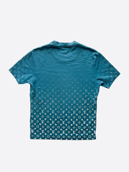 Louis Vuitton Blue & White Gradient Monogram T-Shirt