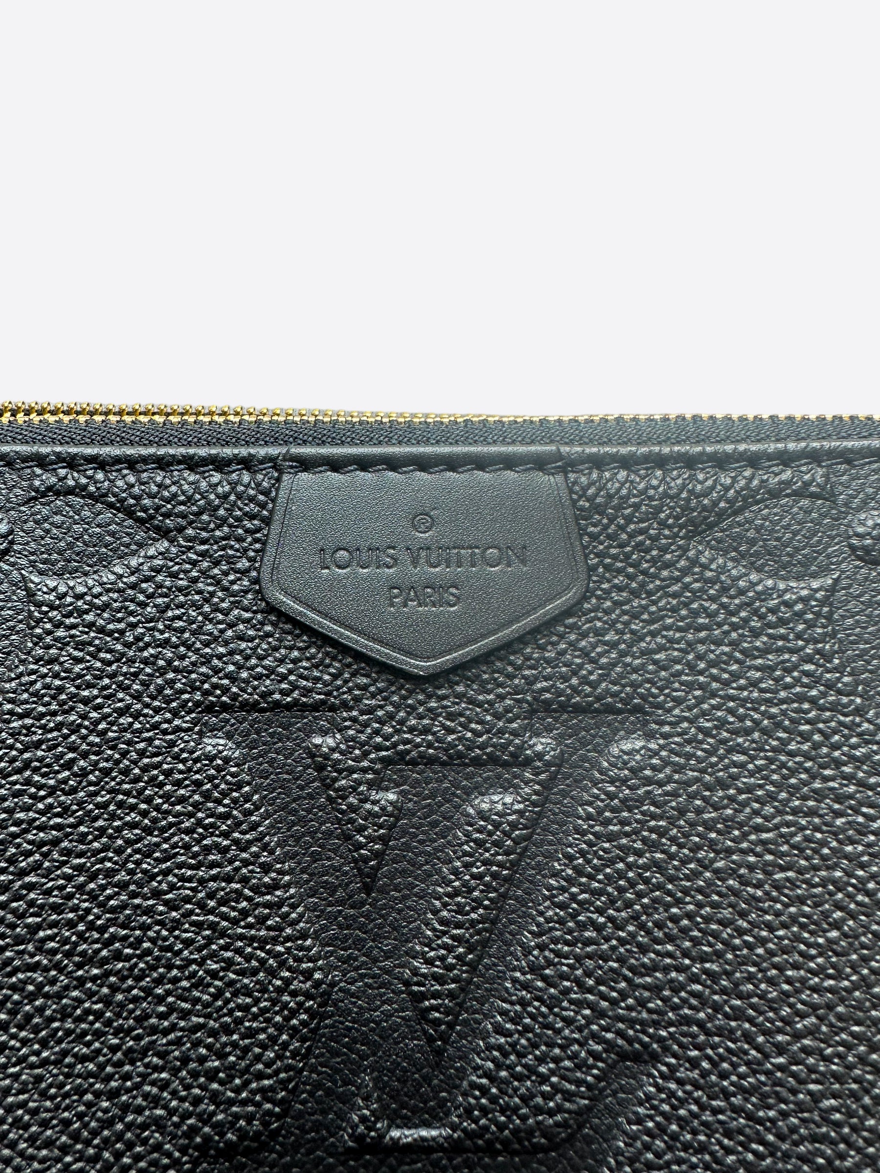 Louis Vuitton Félicie Pochette Black Monogram Empreinte