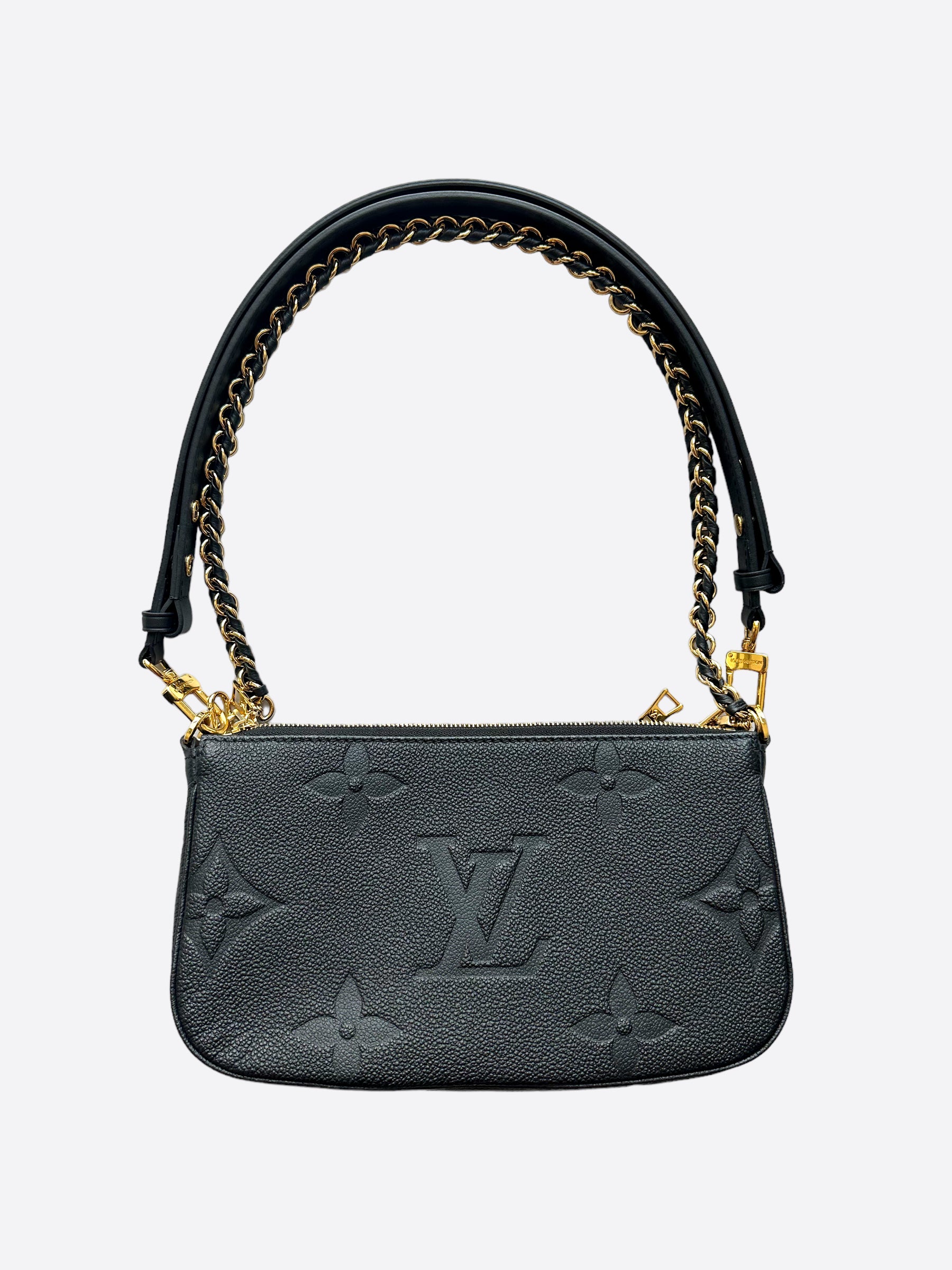 Louis Vuitton Black Monogram Empreinte Pochette Metis – Savonches