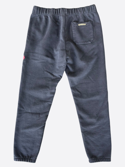 Chrome Hearts Navy & Red Triple Cross Patch Paper Jam Sweatpants