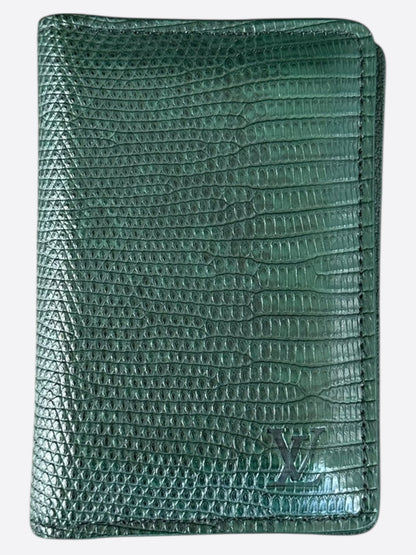 Louis Vuitton Green Lizard Pocket Organizer