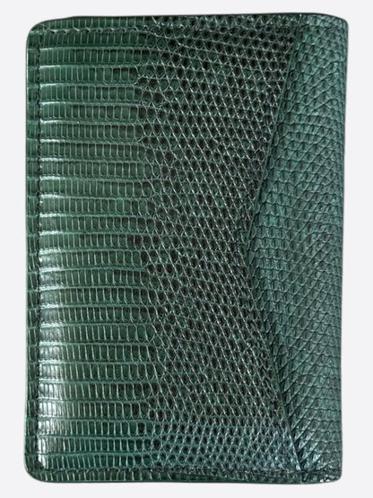 Louis Vuitton Green Lizard Pocket Organizer