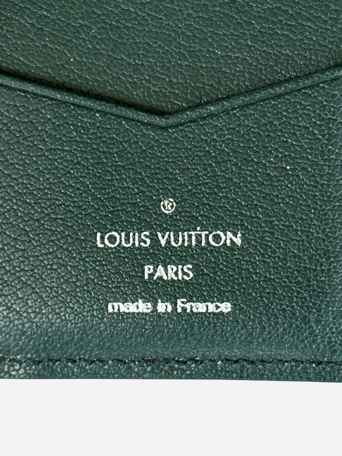 Louis Vuitton Green Lizard Pocket Organizer