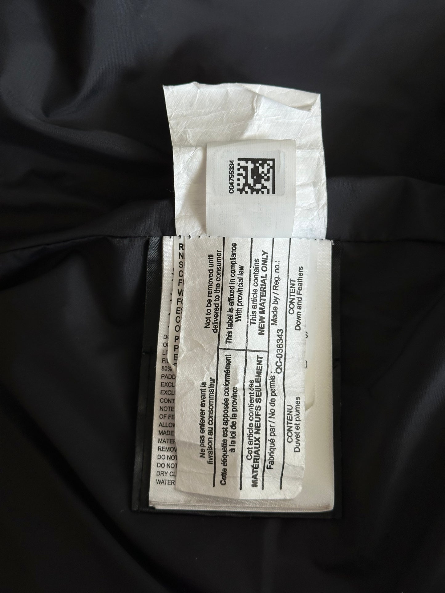 Canada Goose Black Wyndham Men's Jacket