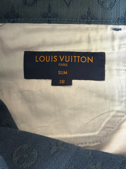 Louis Vuitton Blue Monogram Slim Jeans