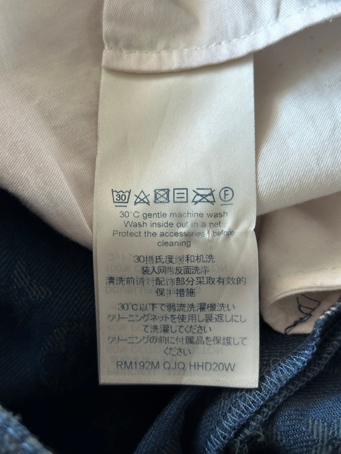Louis Vuitton Blue Monogram Slim Jeans