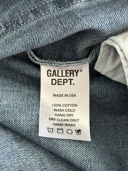 Chrome Hearts Gallery Dept Levi's Blue & White Cross Patch Jeans
