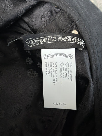 Chrome Hearts Matty Boy Black Chomper Bucket Hat