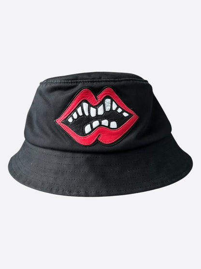 Chrome Hearts Matty Boy Black Chomper Bucket Hat