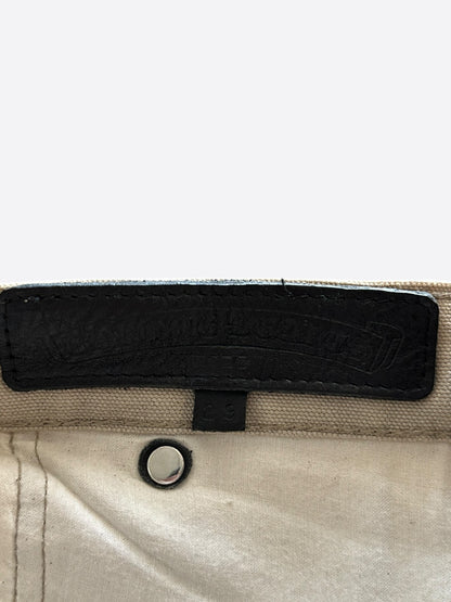 Chrome Hearts Gallery Dept Beige & Mixed Cross Patch Carpenter Pants