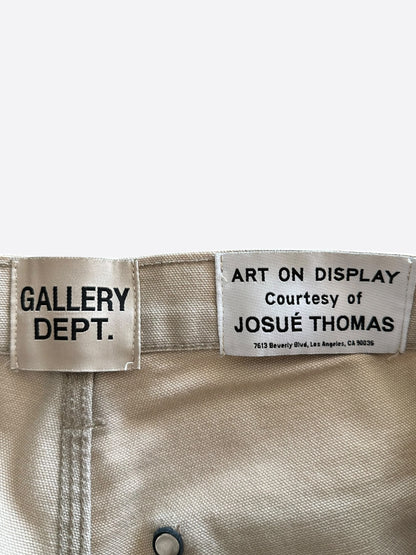 Chrome Hearts Gallery Dept Beige & Mixed Cross Patch Carpenter Pants
