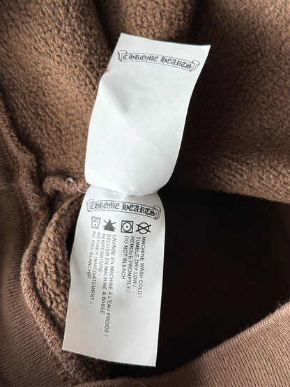 Chrome Hearts Brown & White Embroidered Slo Ride Sweater