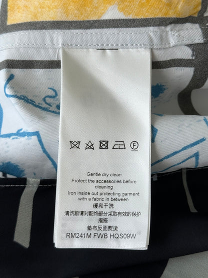 Louis Vuitton White & Multicolor Graphic Windbreaker