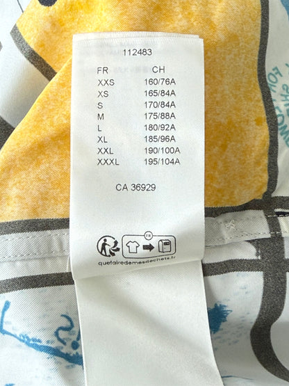 Louis Vuitton White & Multicolor Graphic Windbreaker
