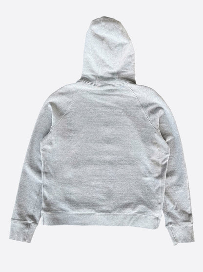Chrome Hearts Grey & Black Plus Cross Patch Zip Up Hoodie
