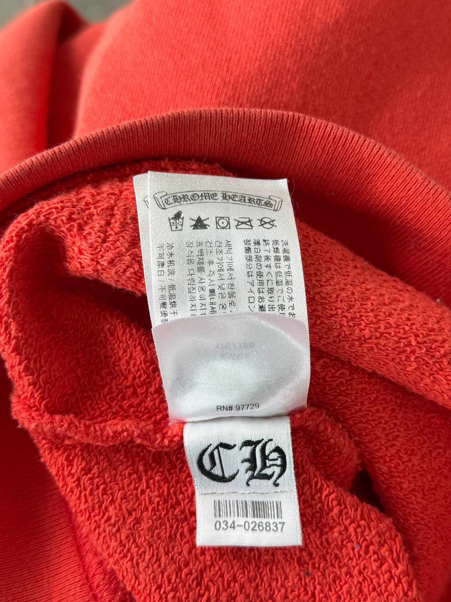 Chrome Hearts Matty Boy Red Spark Hoodie