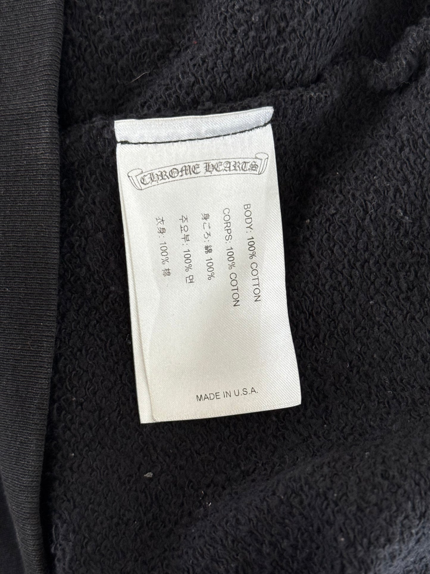 Chrome Hearts Matty Boy Black Chomper Hoodie