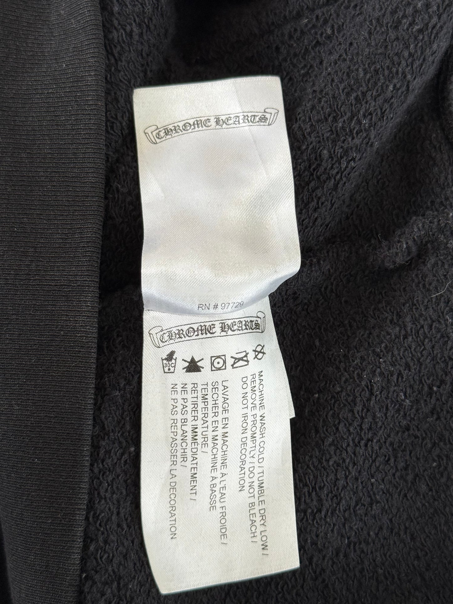 Chrome Hearts Matty Boy Black Chomper Hoodie