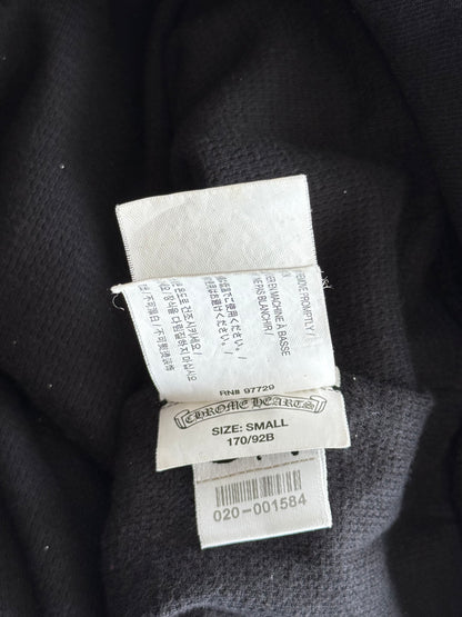 Chrome Hearts Black & Blue Script Logo Zip Up Thermal Hoodie